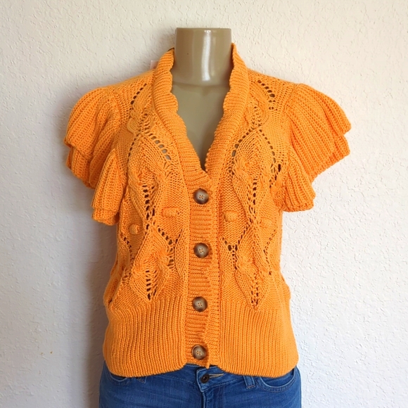 ZARA NEW CROCHET TOP M - Picture 3 of 5